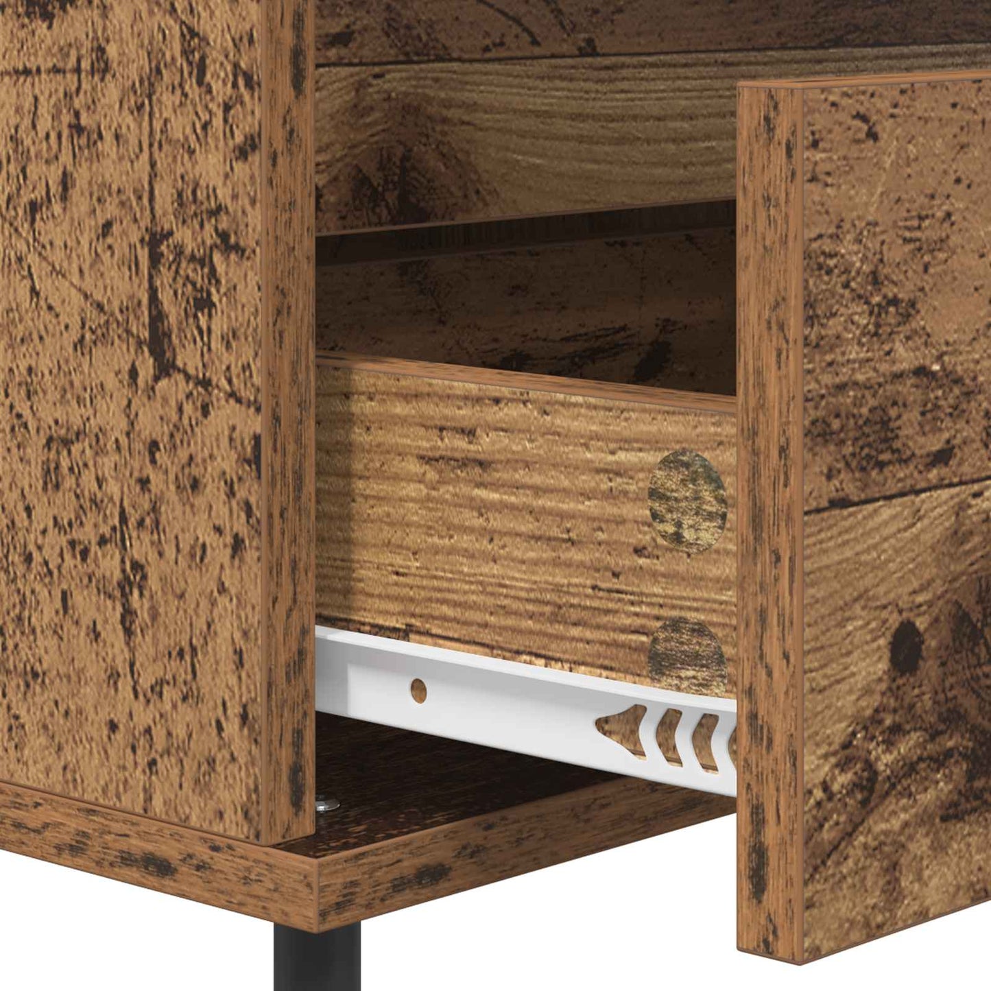 Sideboard with Drawer Old wood 35 x 40 x 70 cm Engineered wood