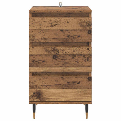 Sideboard with Drawer Old wood 35 x 40 x 70 cm Engineered wood