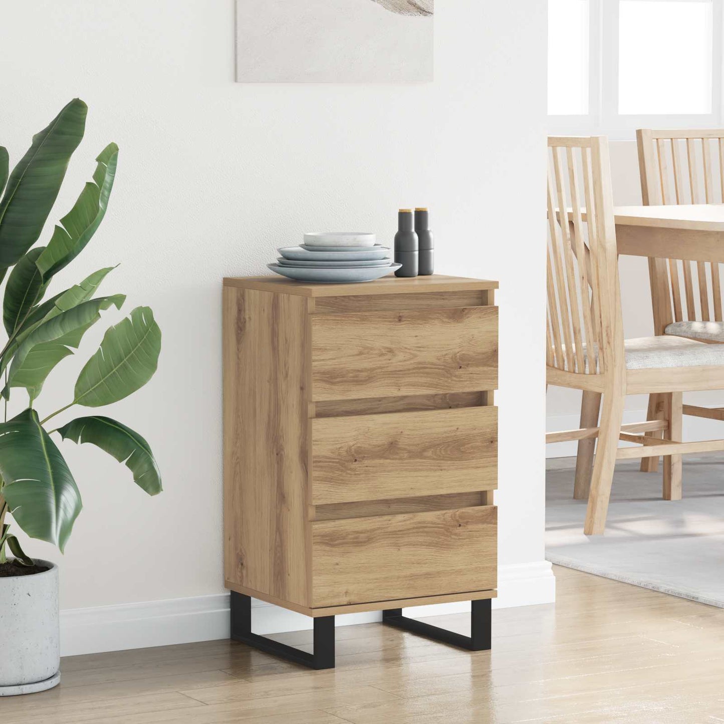 Sideboard Artisan oak Engineered wood