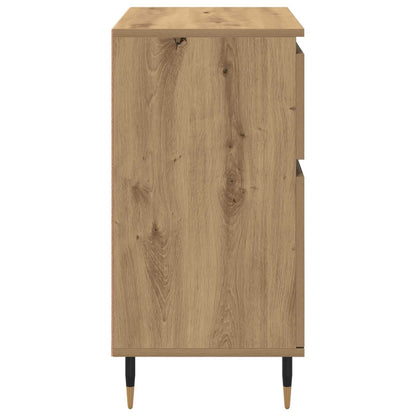 Sideboard Artisan Oak 60 x 35 x 70 cm Engineered Wood and Iron
