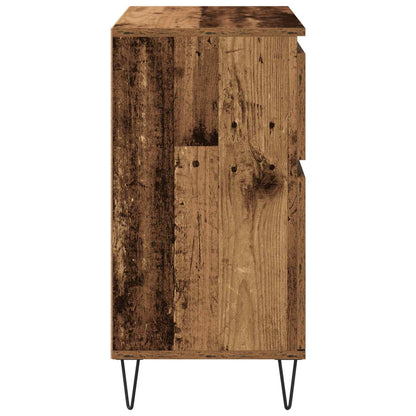 Sideboard Old Wood 60 x 35 x 70 cm Engineered Wood and Iron