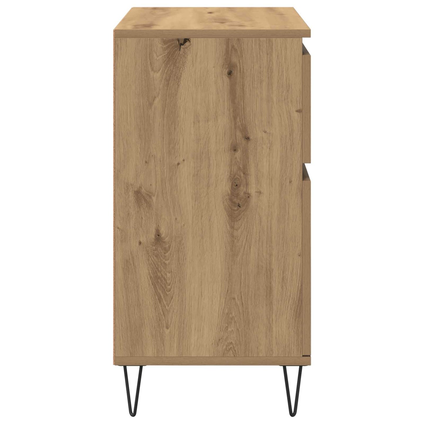 Sideboard Artisan Oak 60 x 35 x 70 cm Engineered Wood and Iron