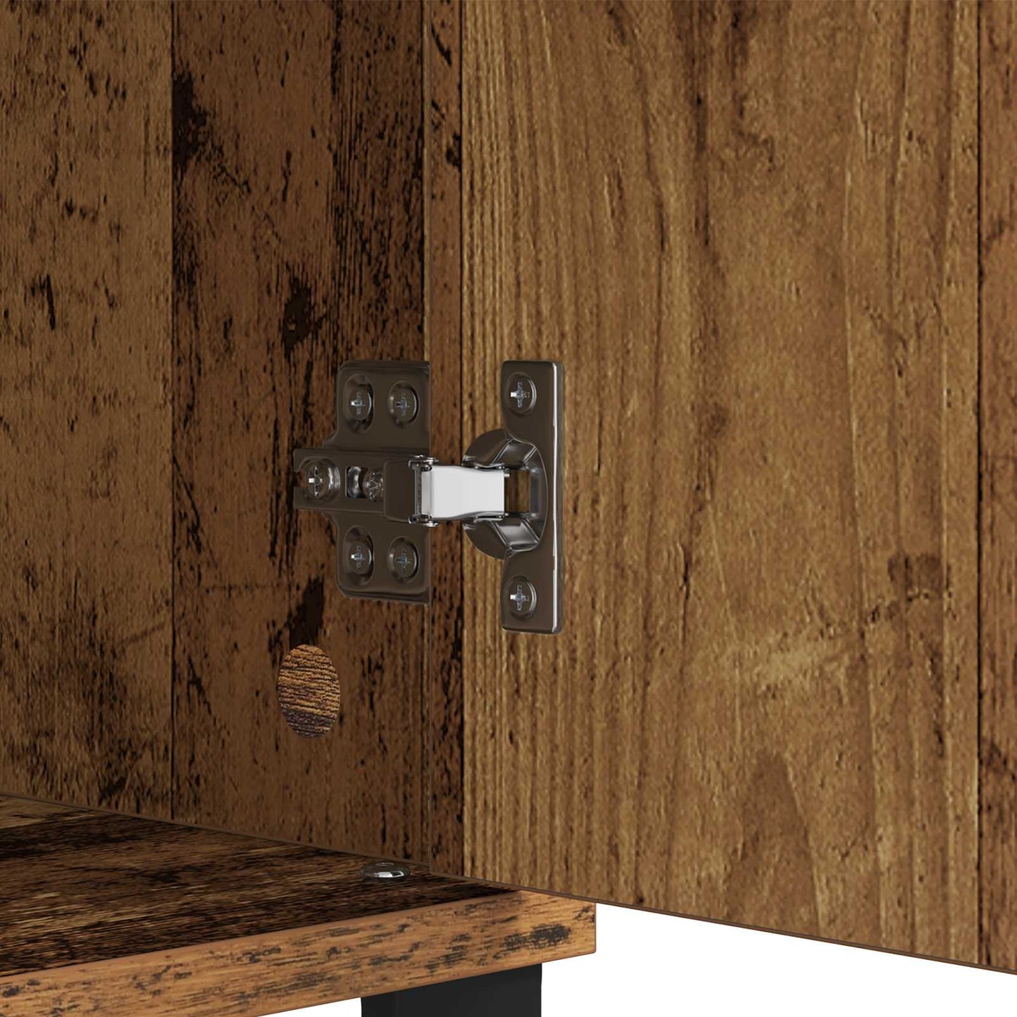 Sideboard Old Wood 60 x 35 x 70 cm Engineered Wood and Iron