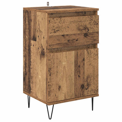 Sideboard with Drawer Old wood 35 x 40 x 70 cm Engineered wood