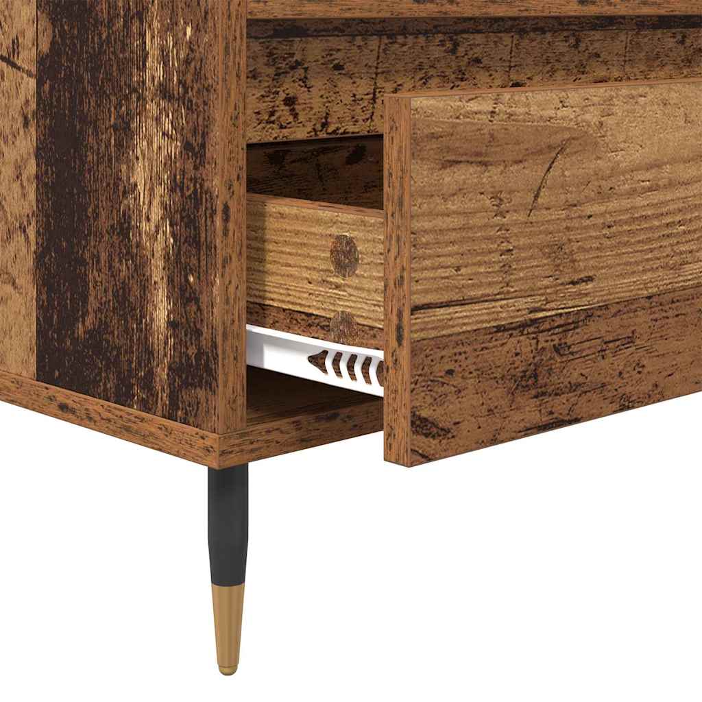 TV Cabinet with Drawer Old Wood 100 x 34.5 x 44.5 cm