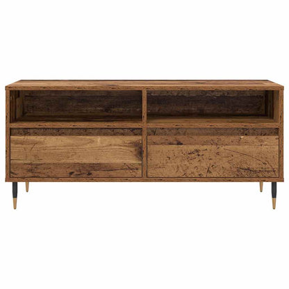 TV Cabinet with Drawer Old Wood 100 x 34.5 x 44.5 cm