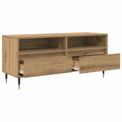 TV Cabinet 100 x 34.5 x 44.5 cm Artisan Oak