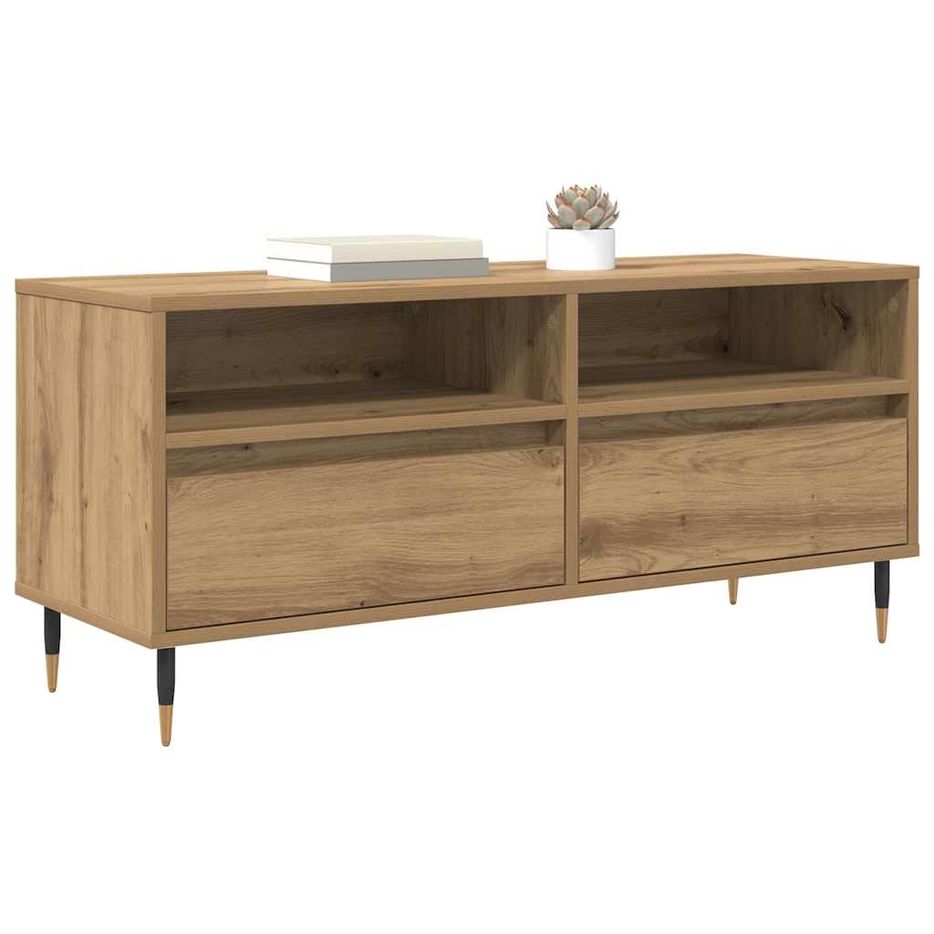 TV Cabinet 100 x 34.5 x 44.5 cm Artisan Oak