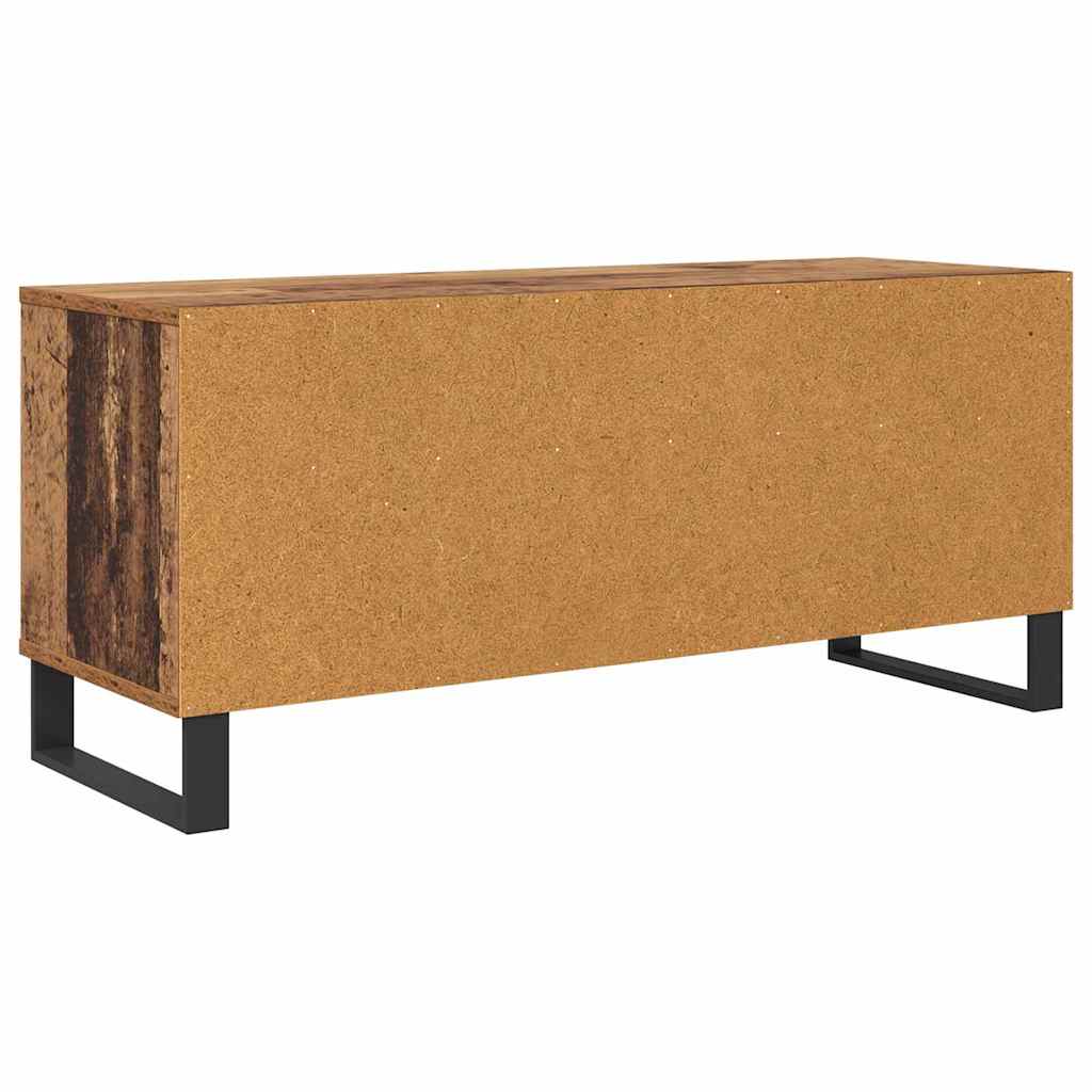 TV Cabinet with Drawer Old Wood 100 x 34.5 x 44.5 cm