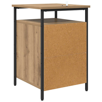 Bedside Cabinet Artisan Oak 40 x 42 x 60cm Engineered Wood
