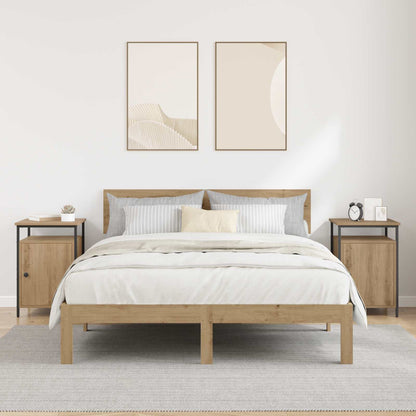 Bedside Cabinet 2 pcs Artisan Oak 40 x 42 x 60cm