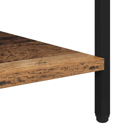 Bedside Table 2 pcs Old Wood 40 x 40 x 50 cm Engineered Wood