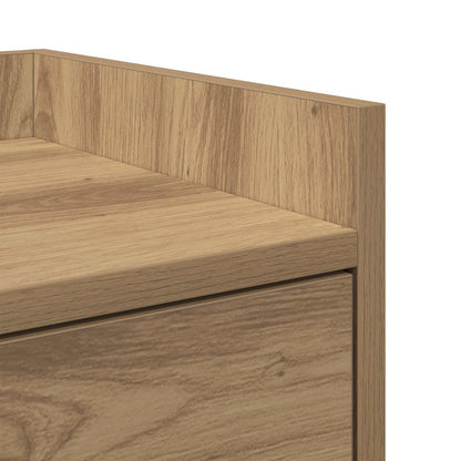 Bedside Table Artisan Oak 40 x 29 x 60 cm Engineered Wood