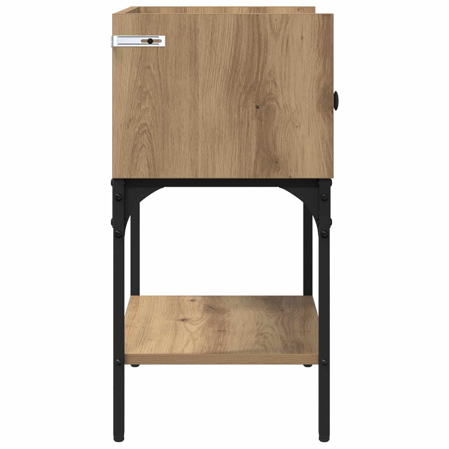 Bedside Table Artisan Oak 40 x 29 x 60 cm Engineered Wood