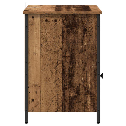 Bedside Cabinet 2 pcs Old Wood 40 x 42 x 60 cm Engineered Wood