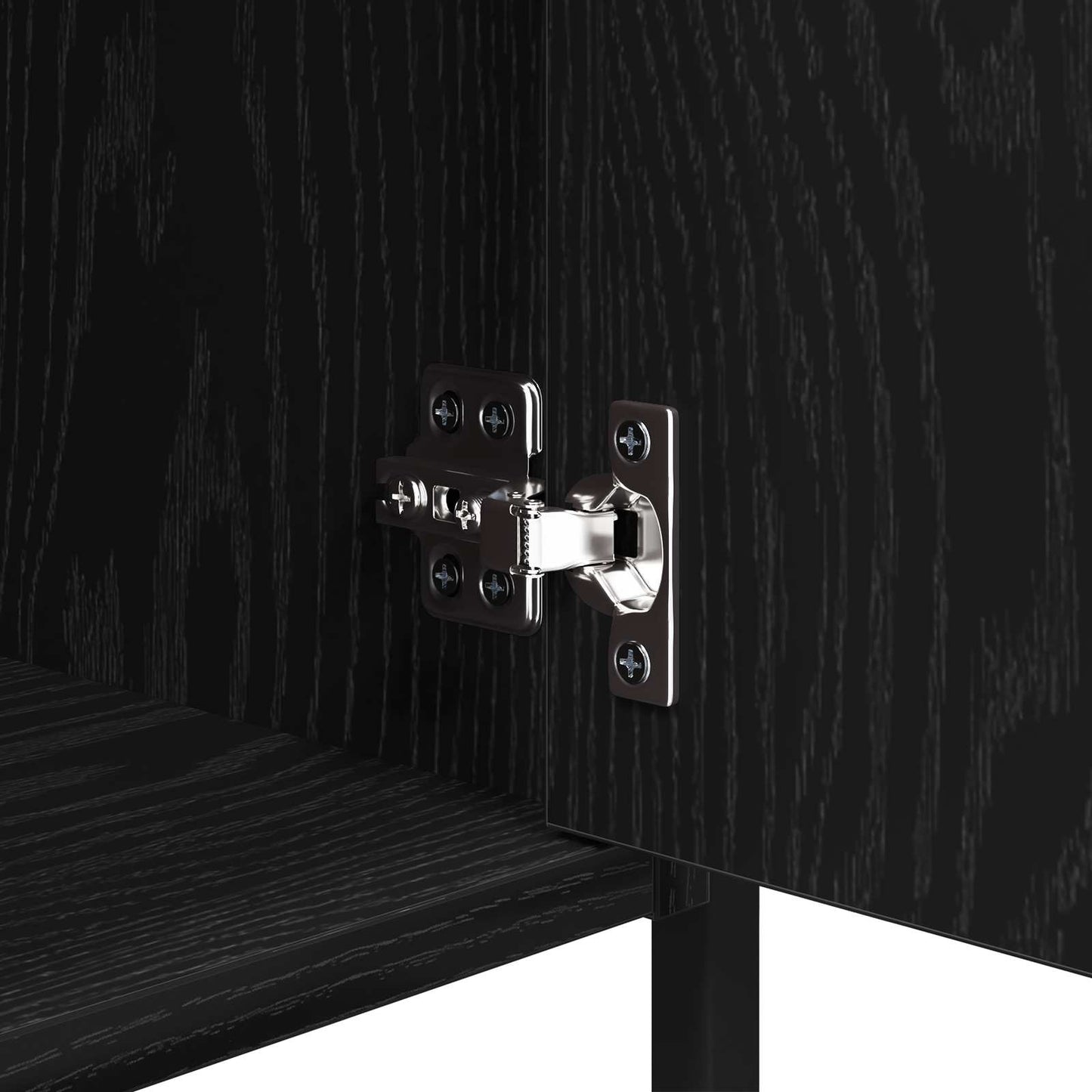 Bedside Cabinet 2 pcs Black Oak 40 x 42 x 60 cm Engineered Wood