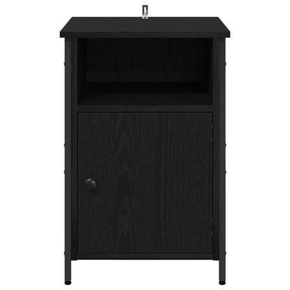 Bedside Cabinet 2 pcs Black Oak 40 x 42 x 60 cm Engineered Wood