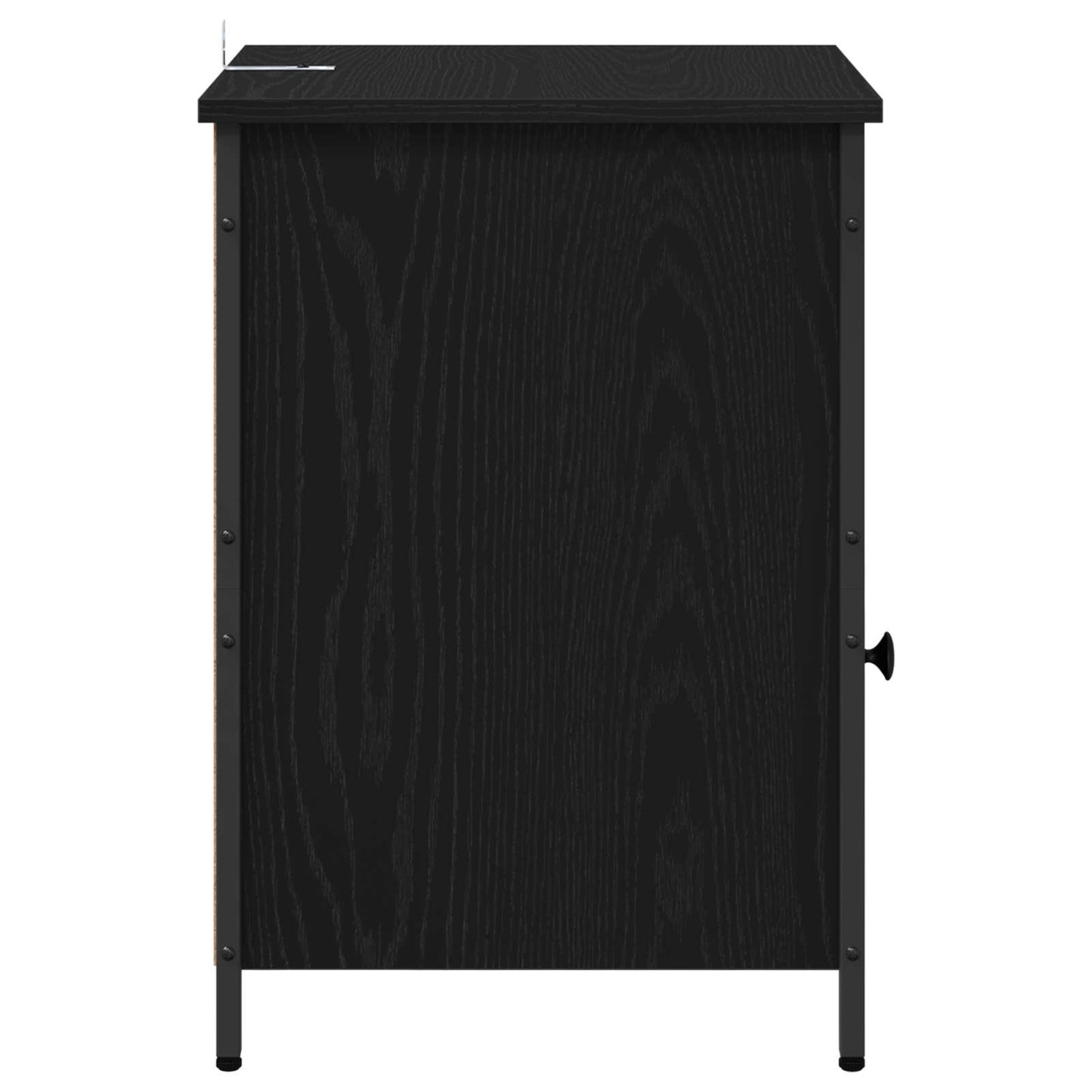 Bedside Cabinet 2 pcs Black Oak 40 x 42 x 60 cm Engineered Wood