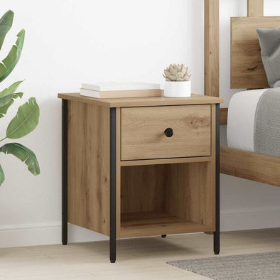 Bedside Cabinet Artisan oak 40 x 42 x 50 cm Engineered wood