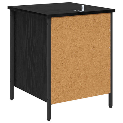 Bedside Cabinet 2 pcs Black Oak 40 x 42 x 50 cm Engineered Wood