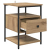Bedside Cabinet Artisan oak 40 x 42 x 56 cm Engineered wood