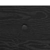 Bedside Cabinet Black oak 40 x 42 x 56 cm Engineered wood