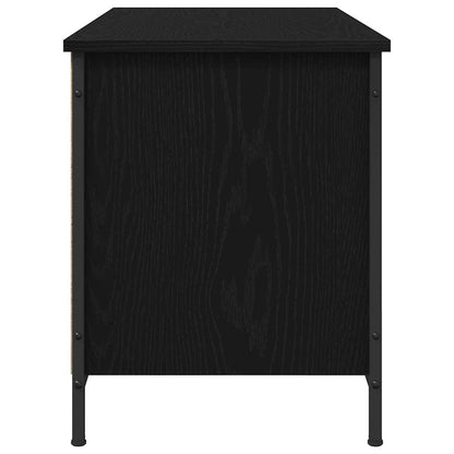 TV Cabinet Black Oak 100 x 40 x 50 cm Engineered Wood