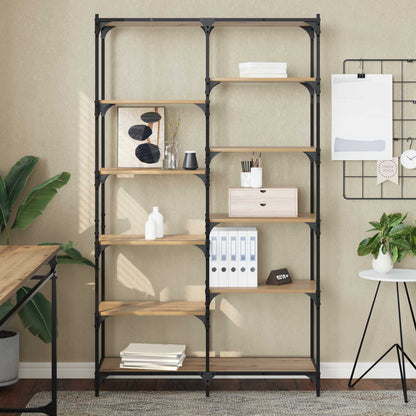 Bookshelf 9-Tier 100 x 32 x 170 cm Engineered wood Artisan oak