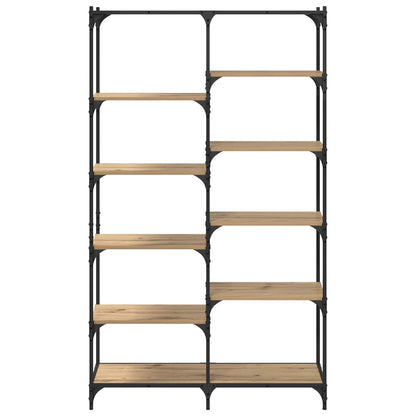 Bookshelf 9-Tier 100 x 32 x 170 cm Engineered wood Artisan oak