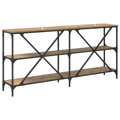 Console Table Artisan Oak 160 x 30 x 75 cm Engineered Wood