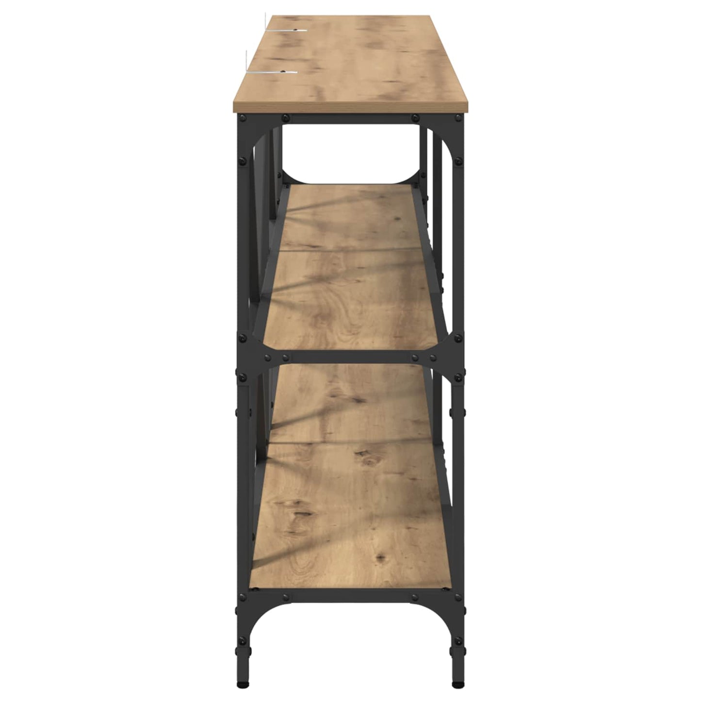 Console Table Artisan Oak 160 x 30 x 75 cm Engineered Wood