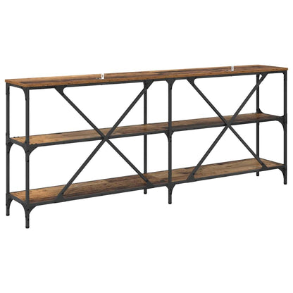 Console Table Old Wood 180 x 30 x 75 cm Engineered Wood