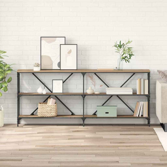 Console Table Artisan Oak 180 x 30 x 75 cm Engineered Wood