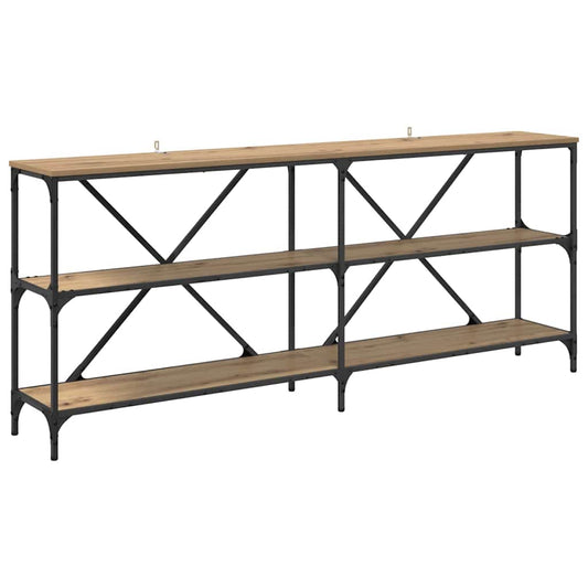 Console Table Artisan Oak 180 x 30 x 75 cm Engineered Wood