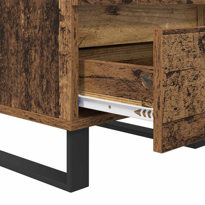 Bedside Cabinet Old Wood 40 x 35 x 50 cm Engineered Wood