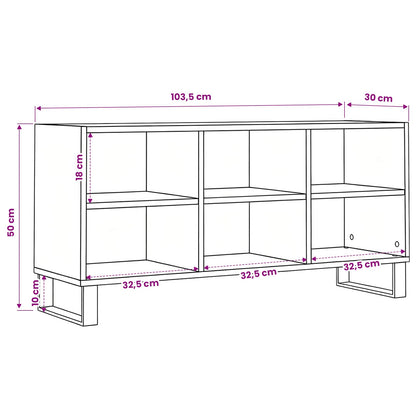 TV Cabinet Old Wood 103.5 x 30 x 50 cm Engineered Wood