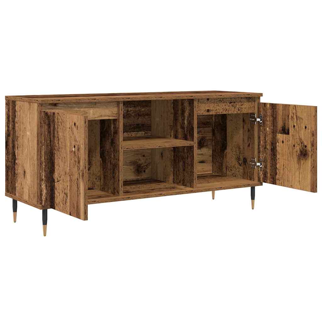 TV Cabinet Old Wood 104 x 35 x 50 cm Engineered Wood