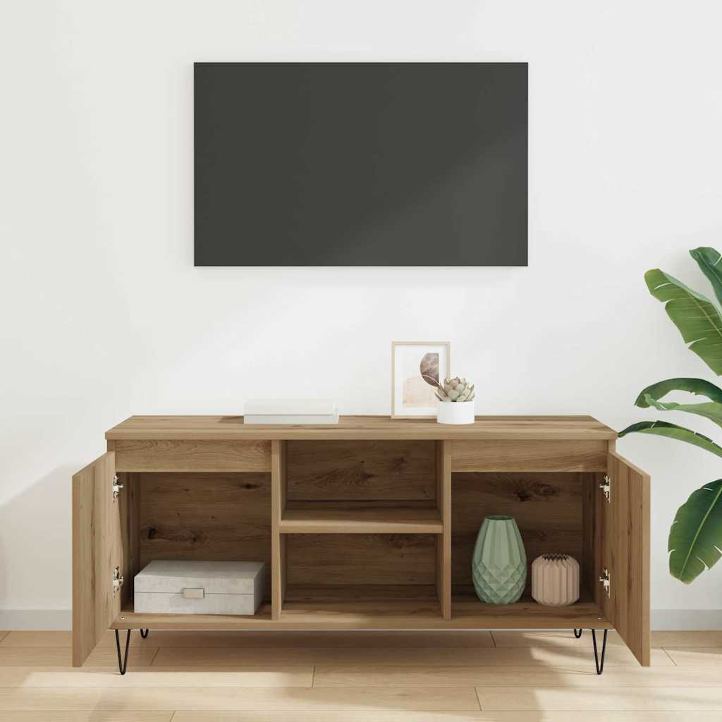 TV Cabinet 104 x 35 x 50 cm Artisan Oak Engineered Wood