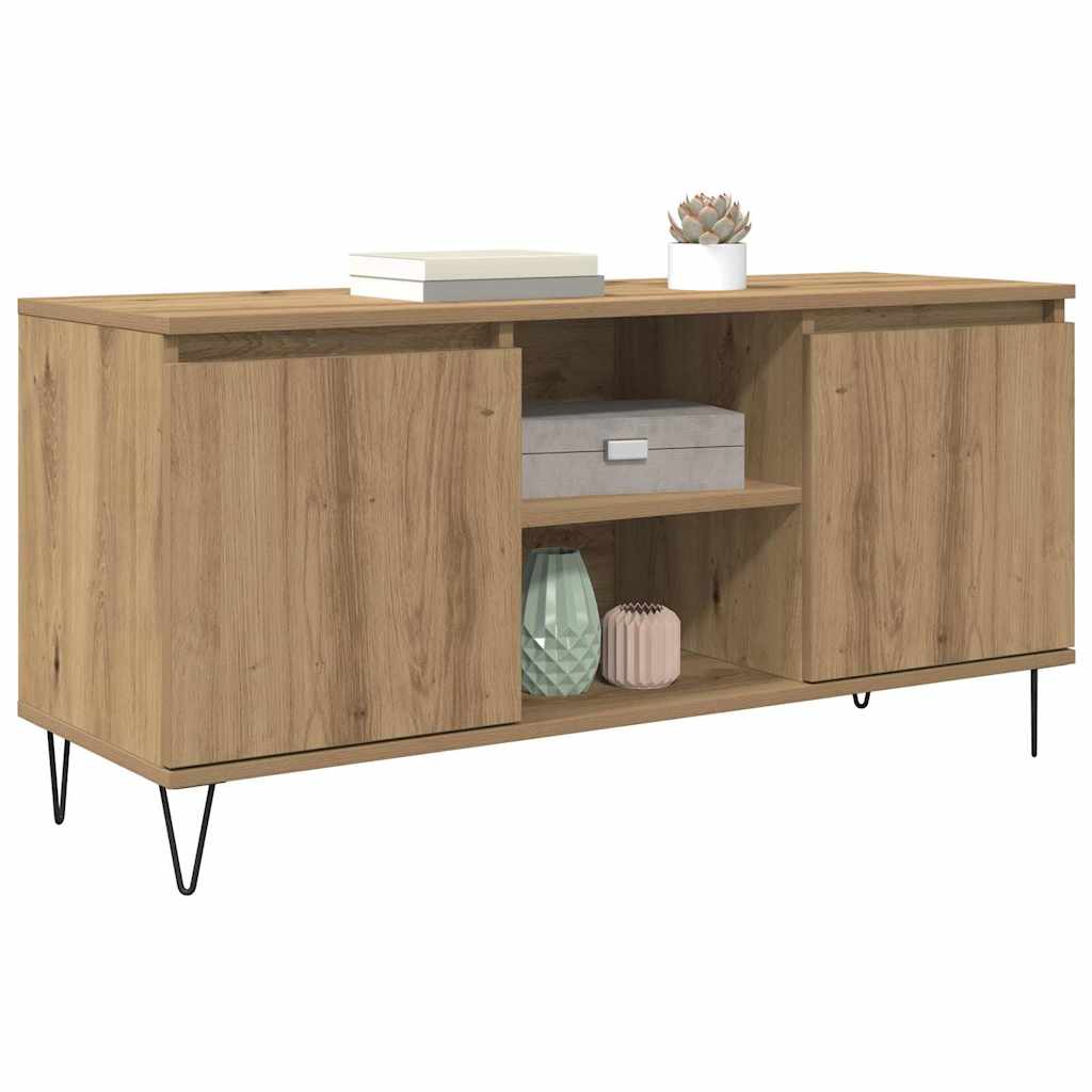 TV Cabinet 104 x 35 x 50 cm Artisan Oak Engineered Wood