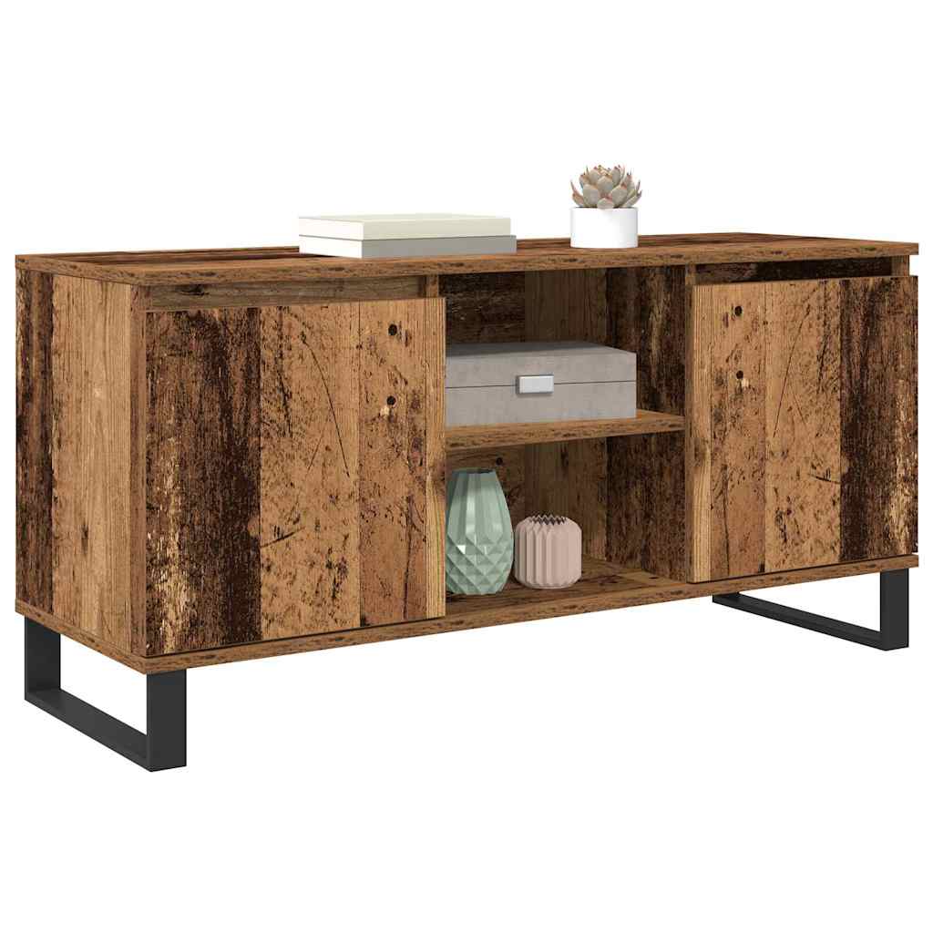 TV Cabinet Old Wood 104 x 35 x 50 cm Engineered Wood