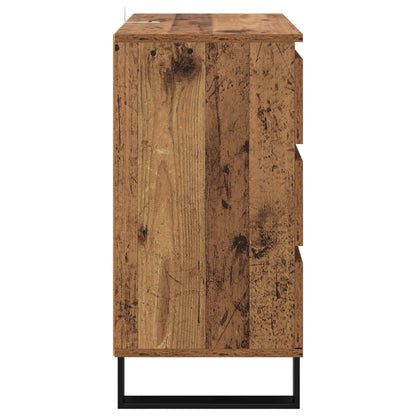 Sideboard with Drawer Old Wood 60 x 35 x 70 cm Engineered Wood