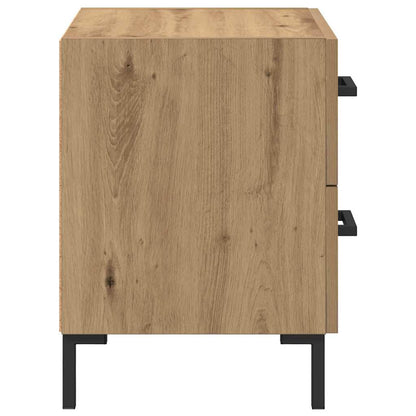 Bedside Cabinet with Drawer 2 pcs Artisan Oak 40 x 35 x 47.5 cm