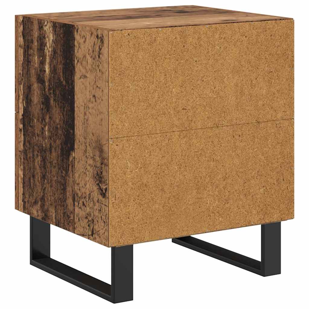 Bedside Cabinet Old Wood 40 x 35 x 47.5 cm Engineered Wood