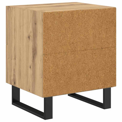 Bedside Cabinet with Drawer 2 pcs Artisan Oak 40 x 35 x 47.5 cm