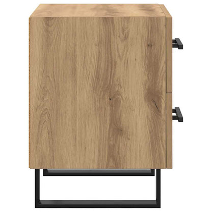 Bedside Cabinet with Drawer 2 pcs Artisan Oak 40 x 35 x 47.5 cm