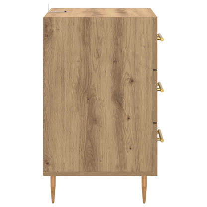 Bedside Cabinet Artisan Oak 40 x 40 x 66 cm Engineered Wood