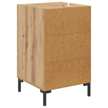Bedside Cabinet Artisan Oak 40 x 40 x 66 cm Engineered Wood