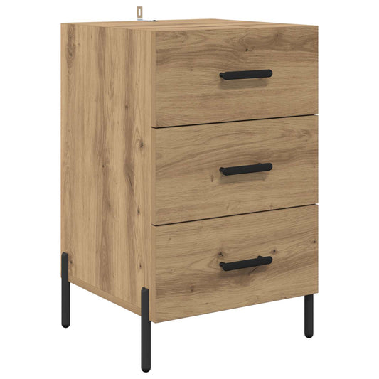 Bedside Cabinet Artisan Oak 40 x 40 x 66 cm Engineered Wood