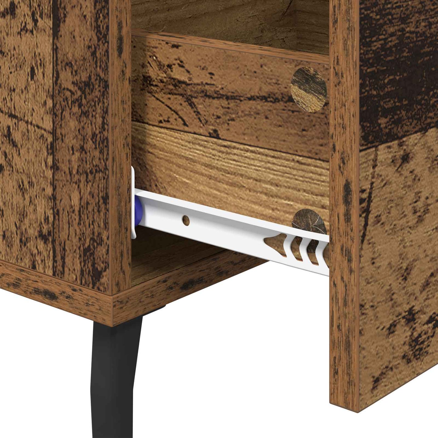 Bedside Cabinet Old Wood 40 x 40 x 66 cm Engineered Wood
