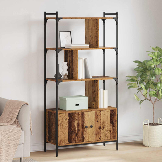 Bookcase 6-Tier 76.5 x 30 x 154.5 cm Engineered Wood